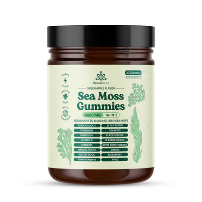 Natural Rems Sea Moss 16-In-1 Gummies 30 Day Supply