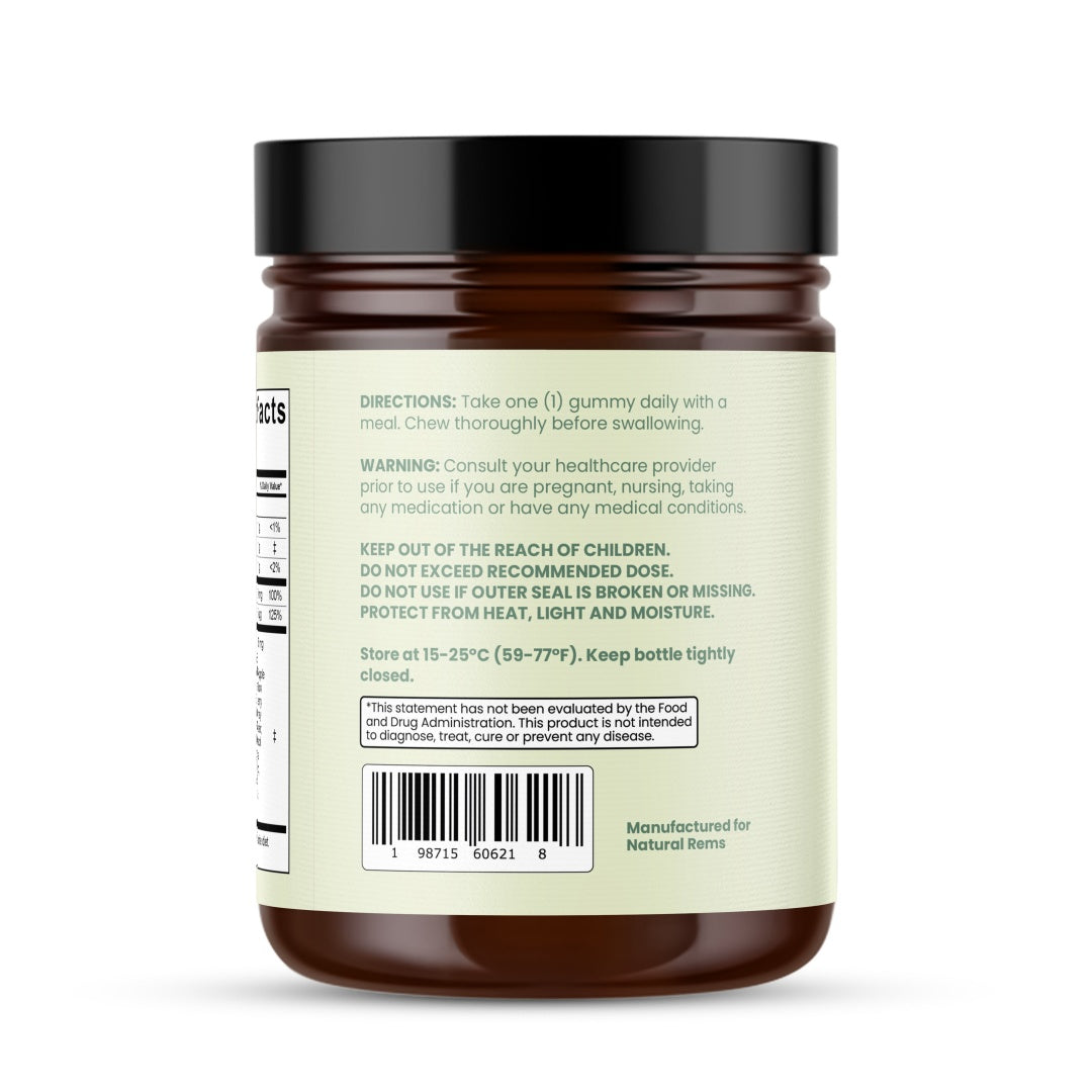 Natural Rems Sea Moss 16-In-1 Gummies 30 Day Supply